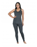 Women Inner Slip SL Combo Woolblend Thermal dark grey